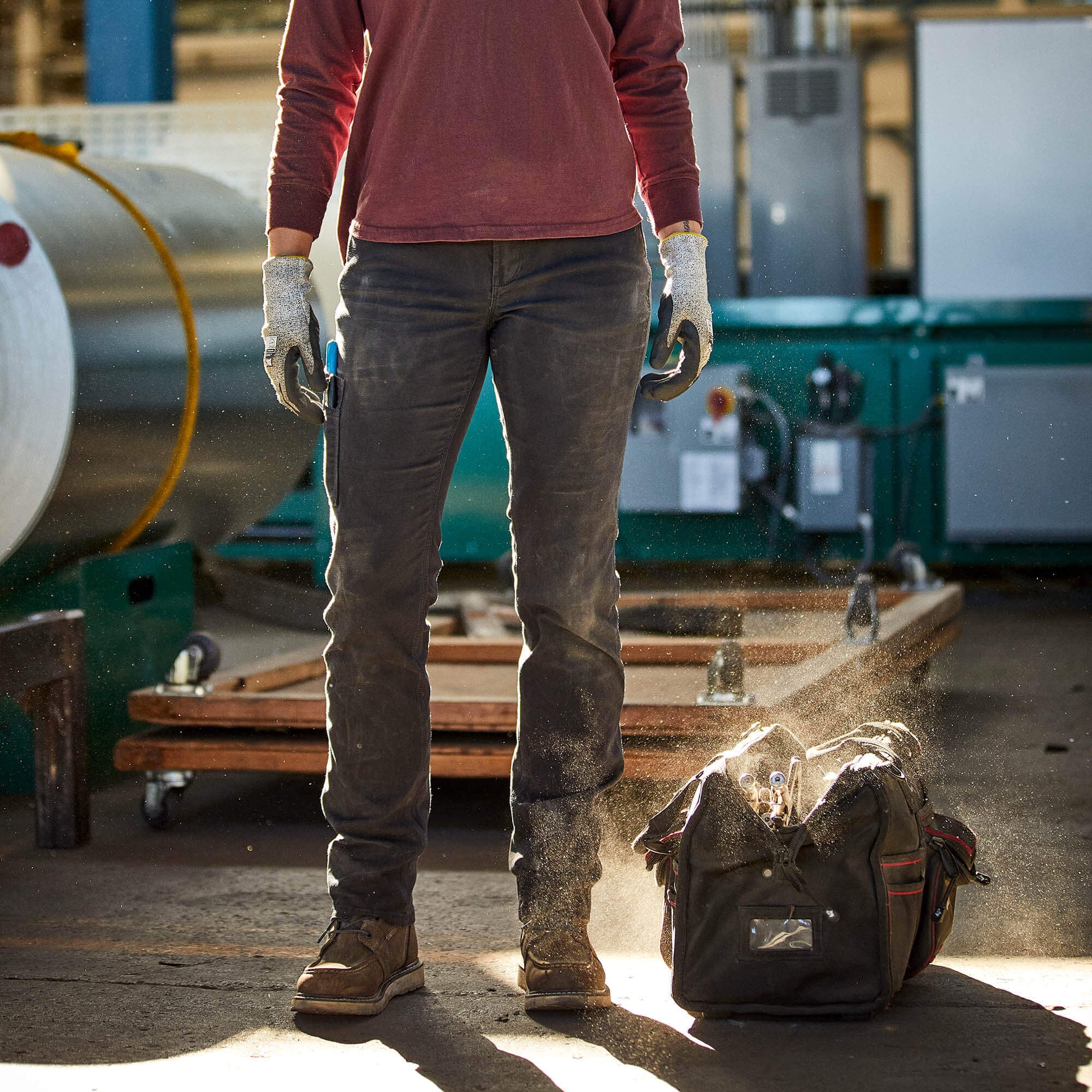 Rebar DuraStretch Made Tough Straight Leg Pant Women - BLACK