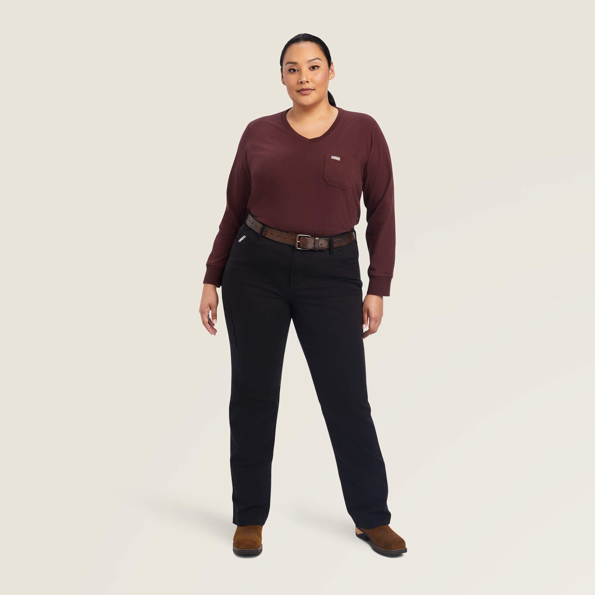 Rebar DuraStretch Made Tough Straight Leg Pant Women - BLACK