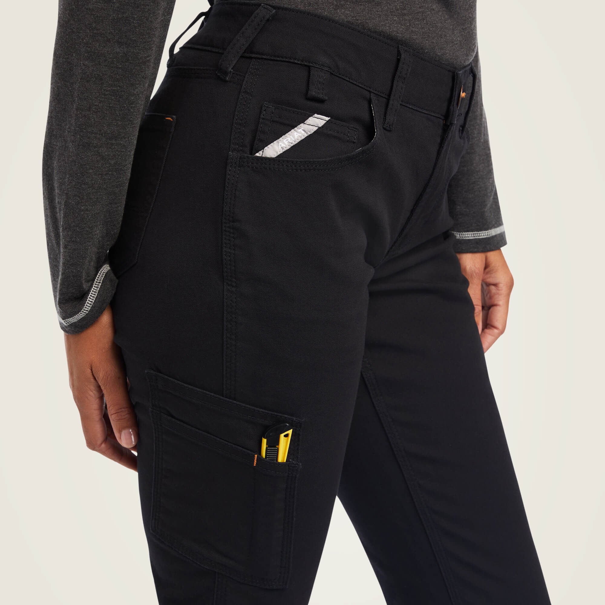 Rebar DuraStretch Made Tough Straight Leg Pant Women - BLACK