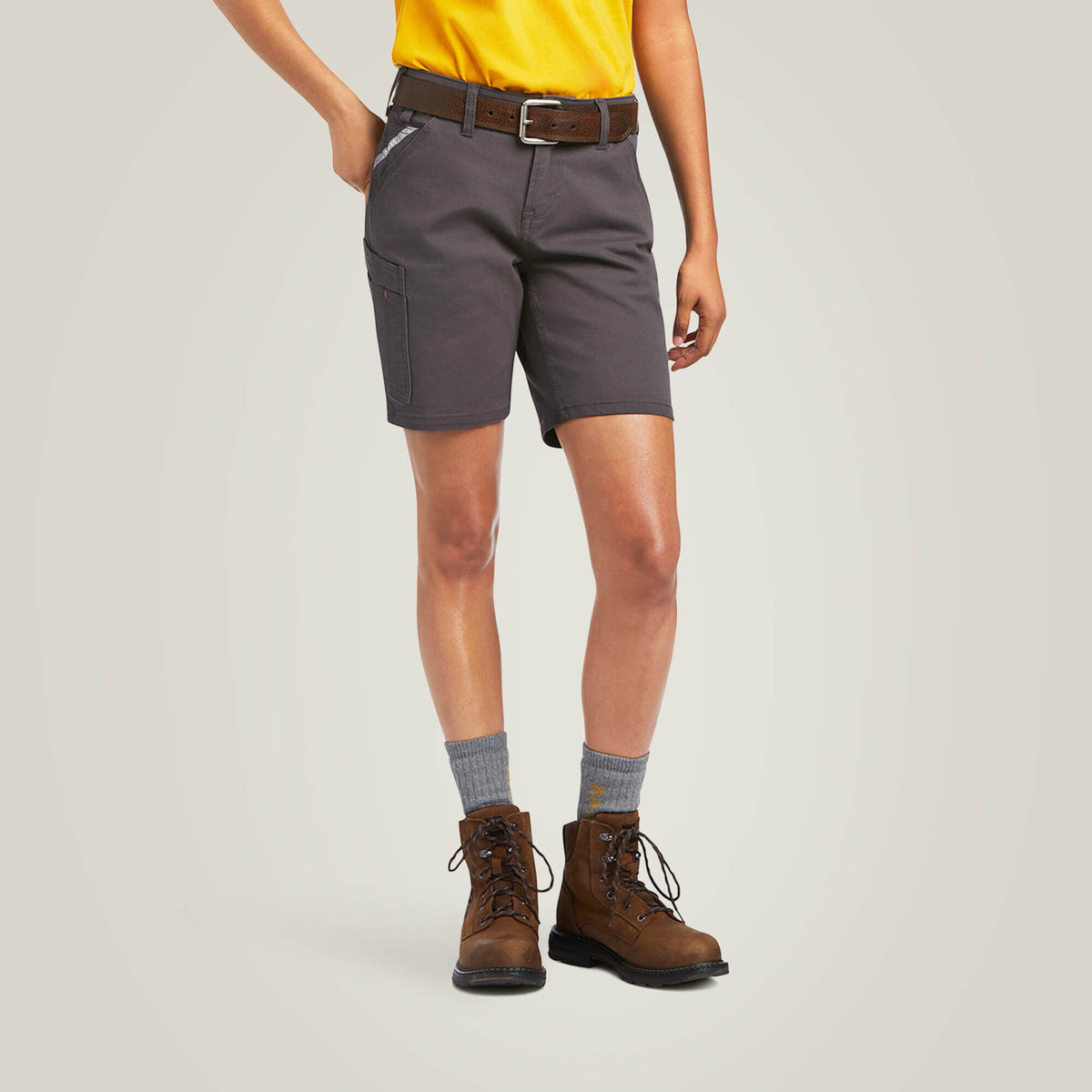 Rebar DuraStretch Made Tough Short Women - REBAR GREY