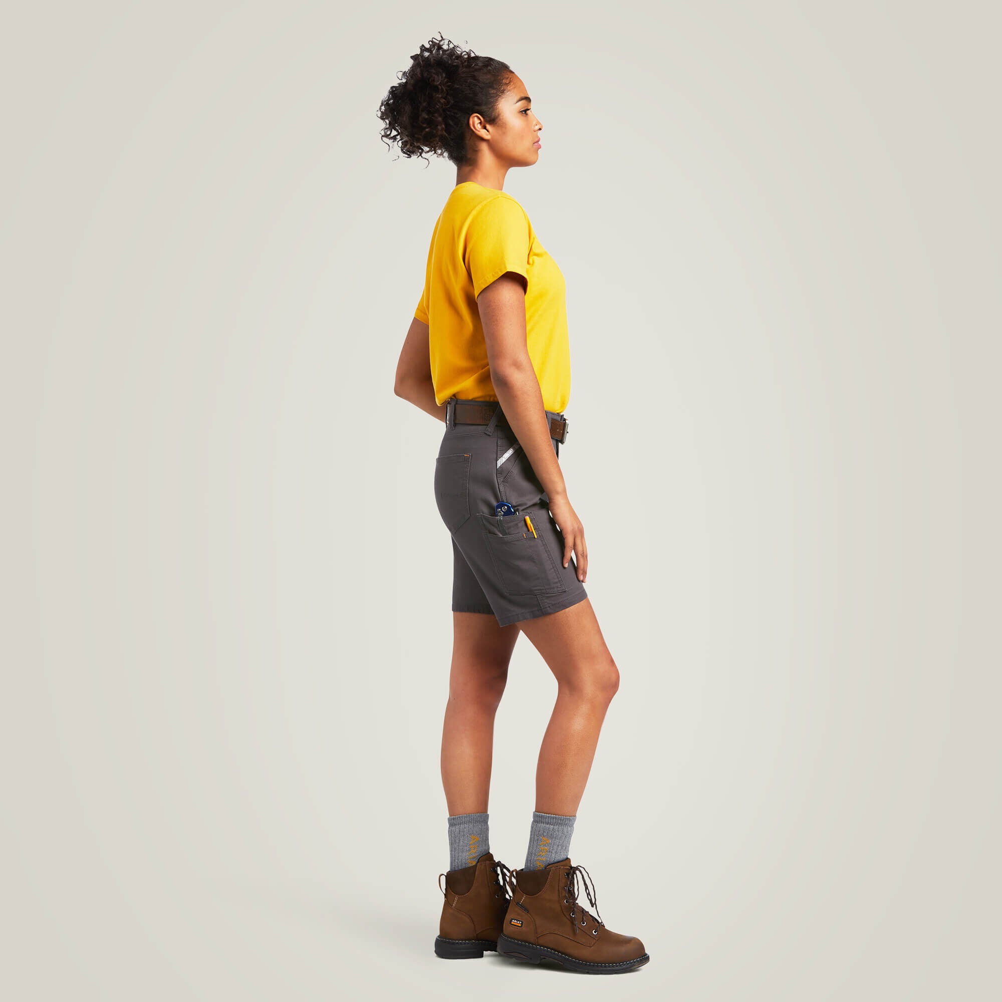 Rebar DuraStretch Made Tough Short Women - REBAR GREY