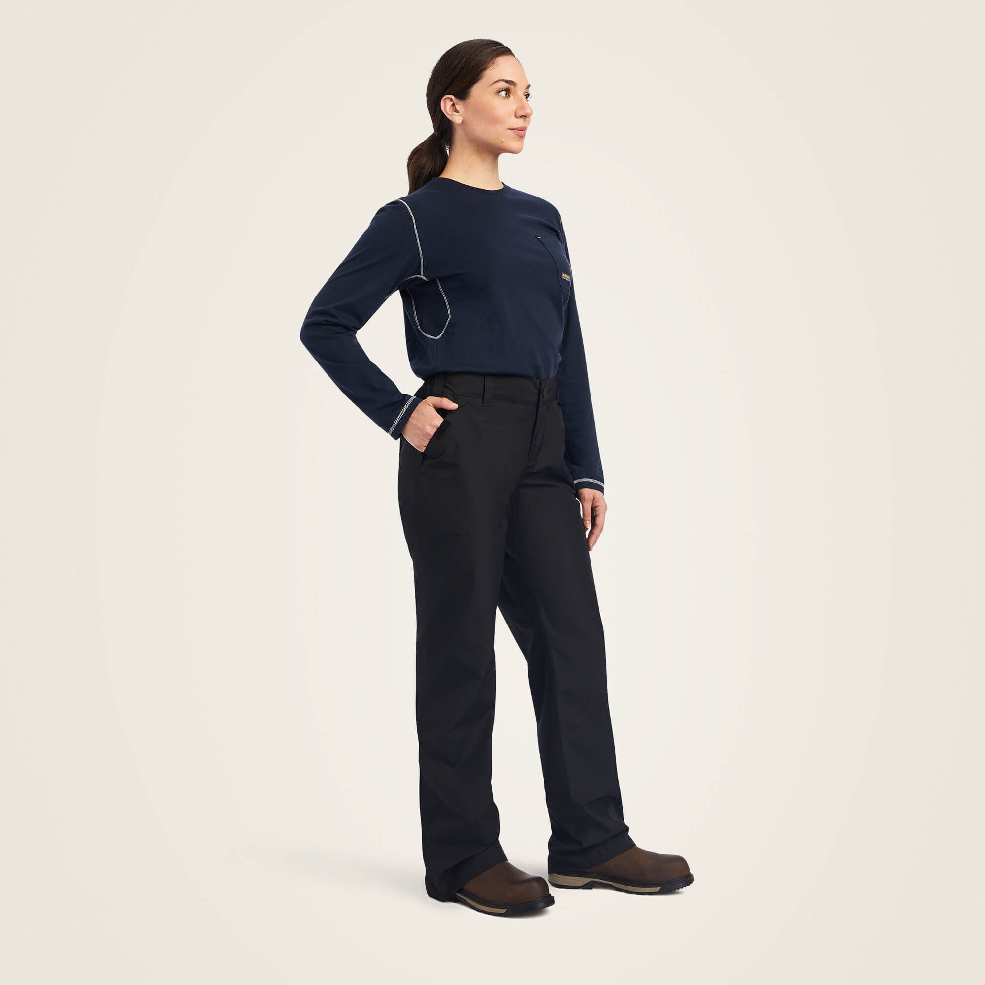 Rebar Stormshell Waterproof Pant Women - BLACK