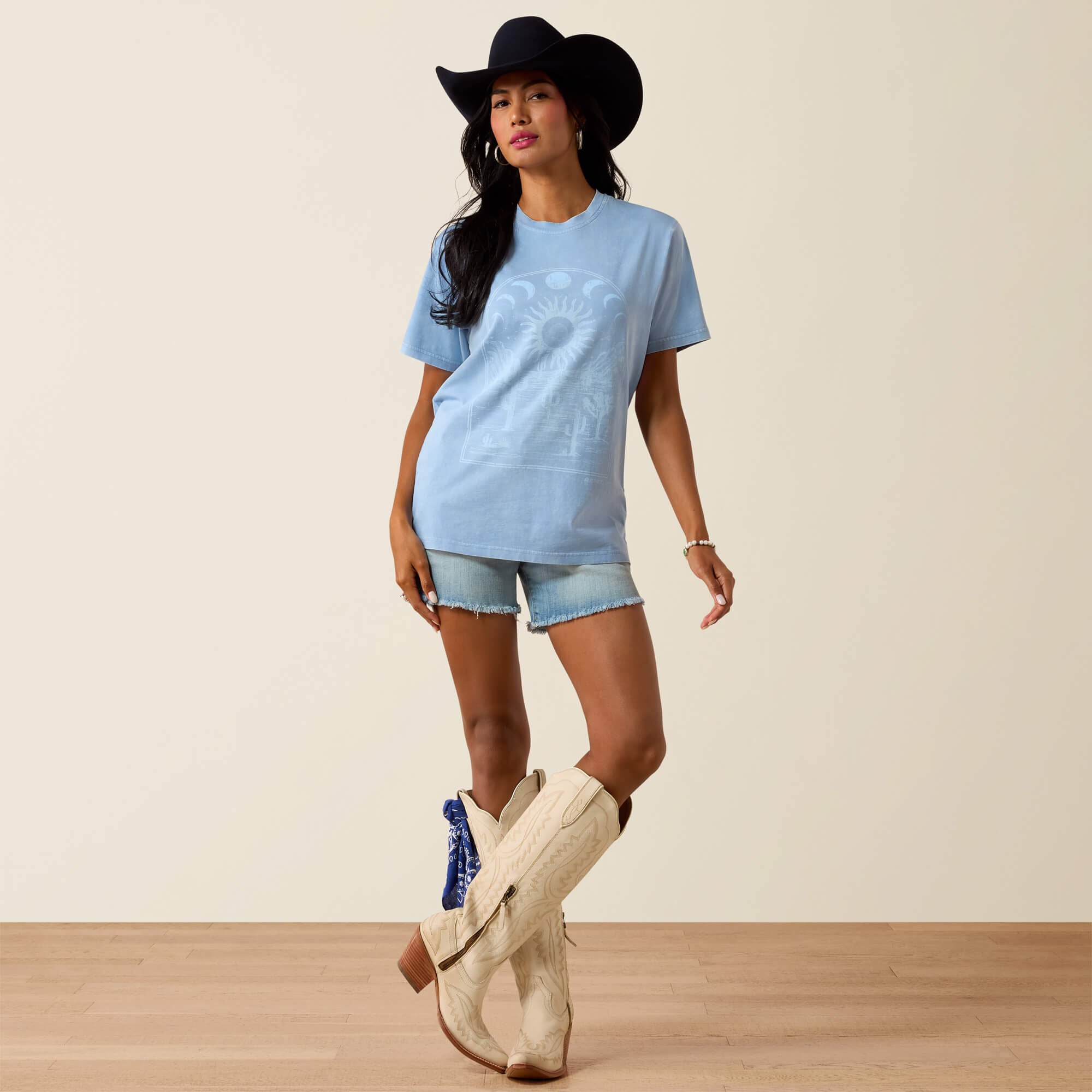 No Longer Afraid T-Shirt Women - ASHLEIGH BLUE MINERAL WASH