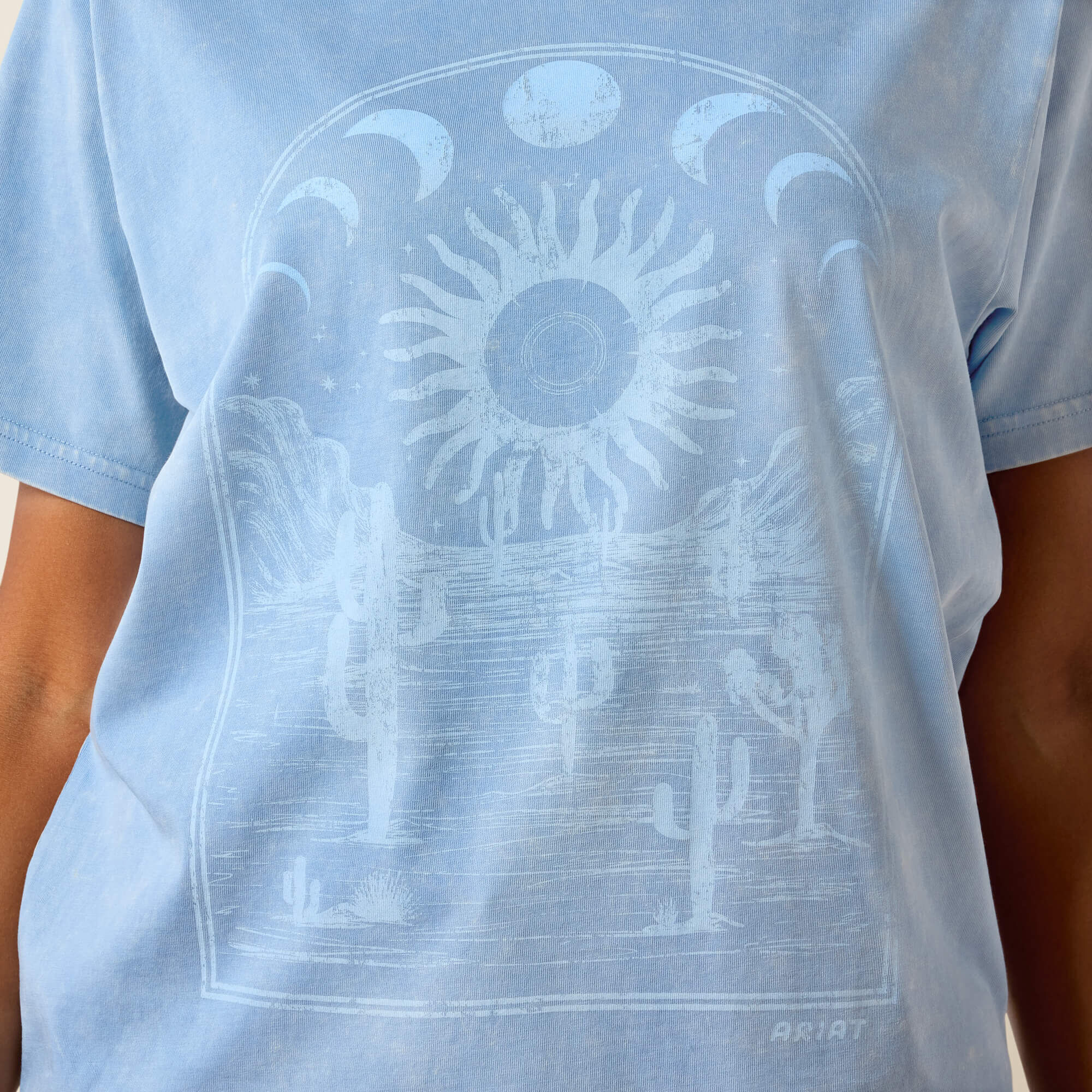 No Longer Afraid T-Shirt Women - ASHLEIGH BLUE MINERAL WASH