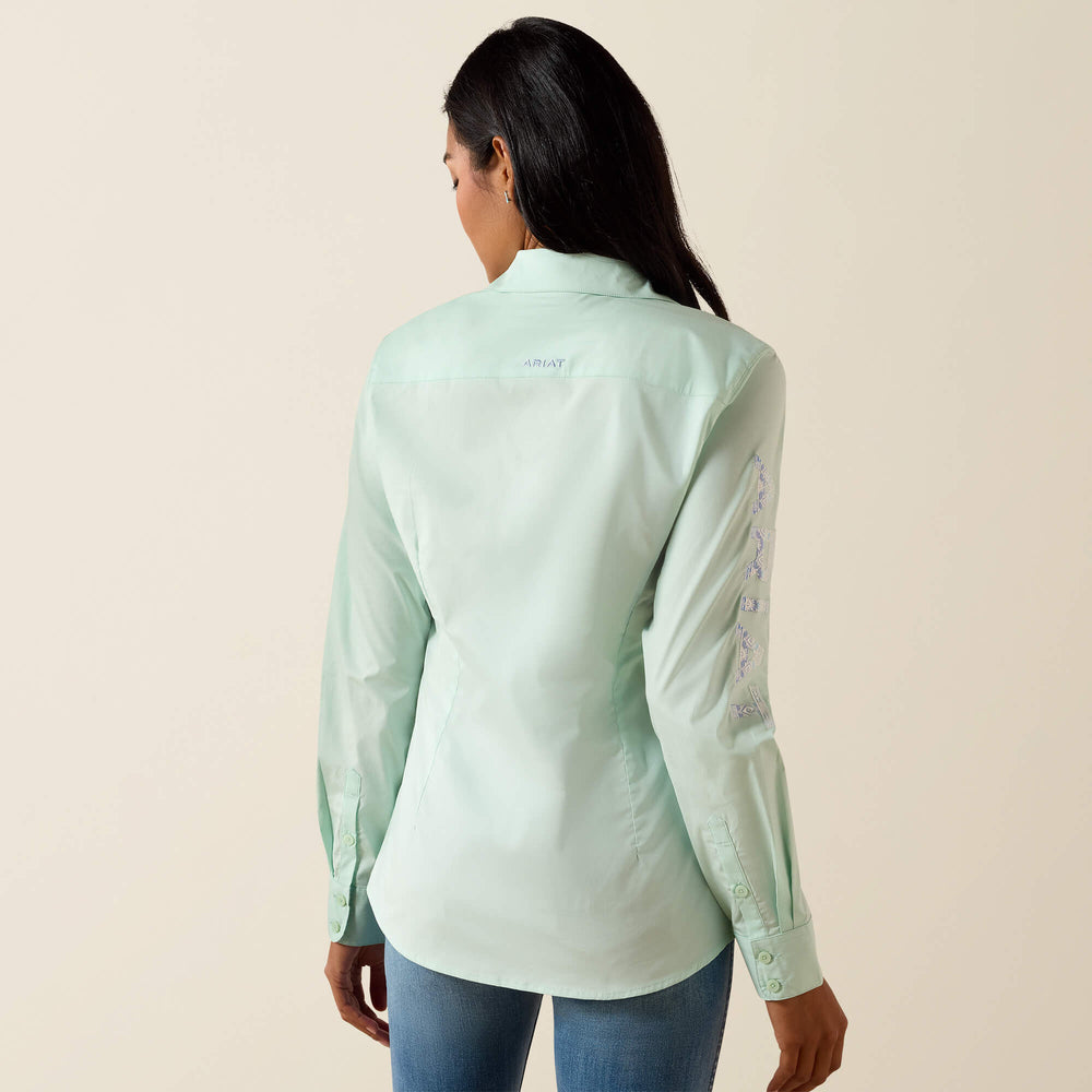 Team Kirby Shirt Women - DUSTY AQUA
