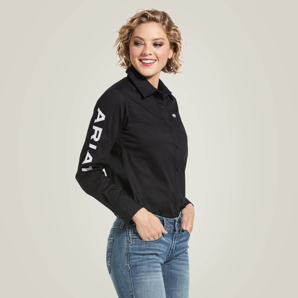 Team Kirby Stretch Shirt Women - BLACK