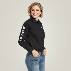 Team Kirby Stretch Shirt Women - BLACK