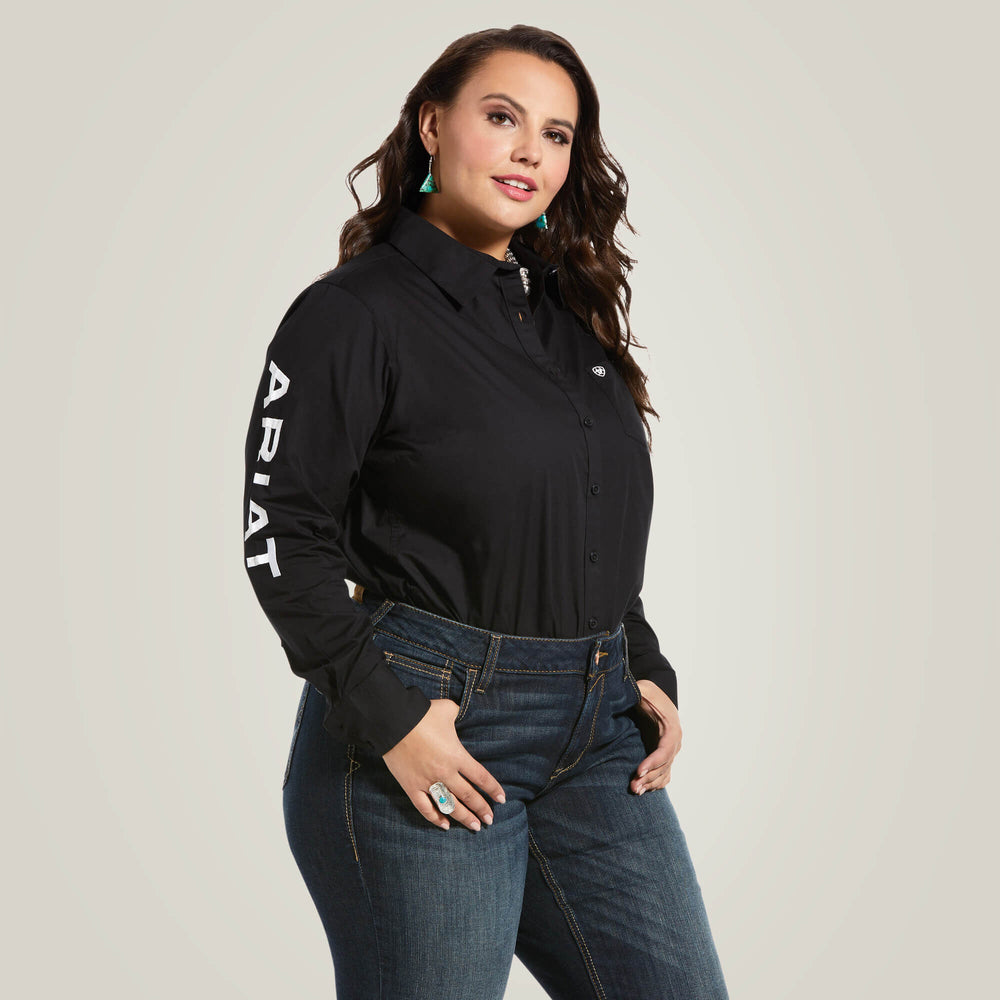 Team Kirby Stretch Shirt Women - BLACK