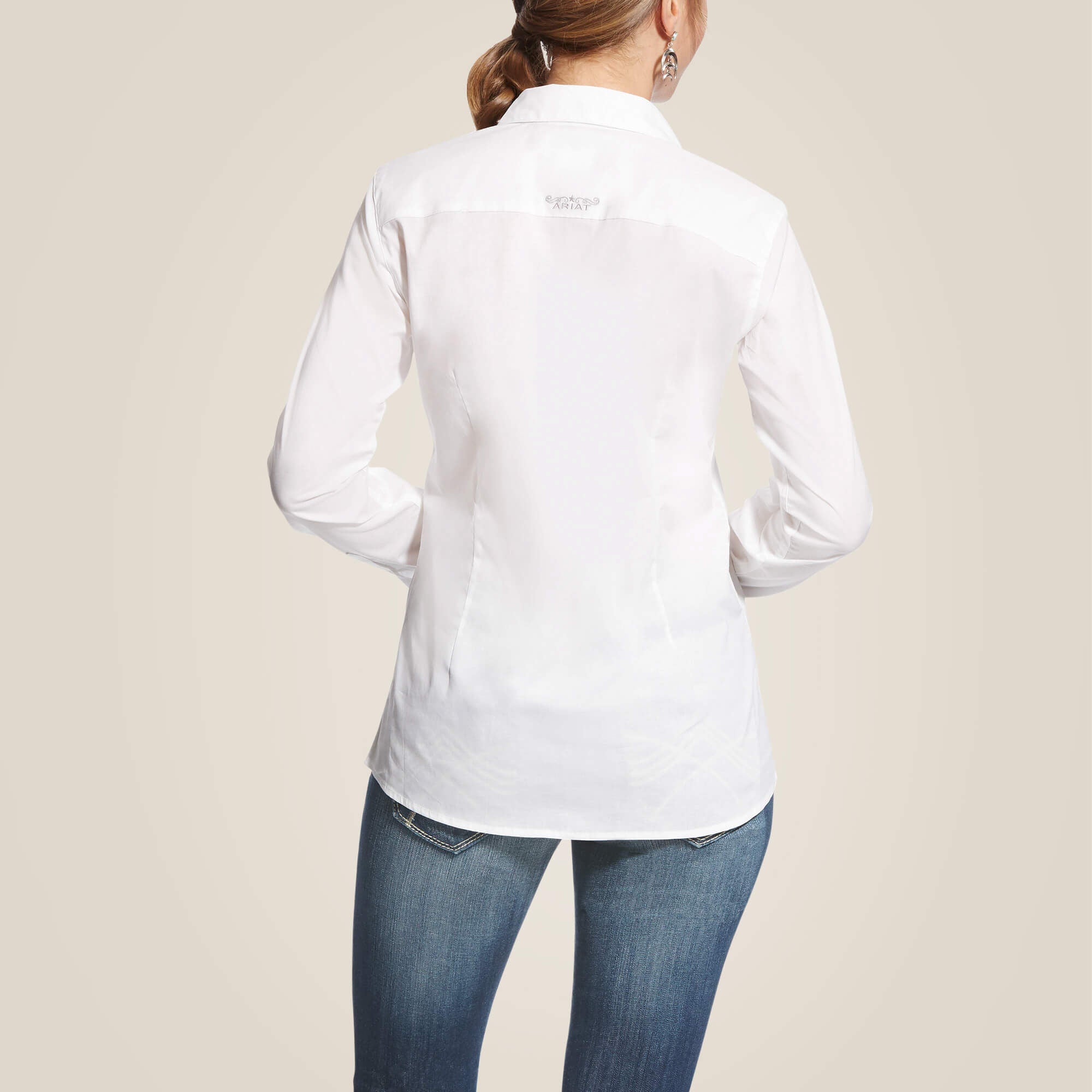Kirby Stretch Shirt Women - WHITE