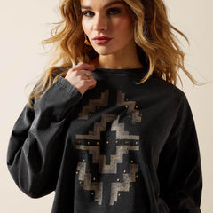 Hesperia T-Shirt Women - BLACK MINERAL WASH