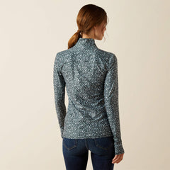 Lowell 3.0 1/4 Zip Baselayer Women - FLOWER DITSY