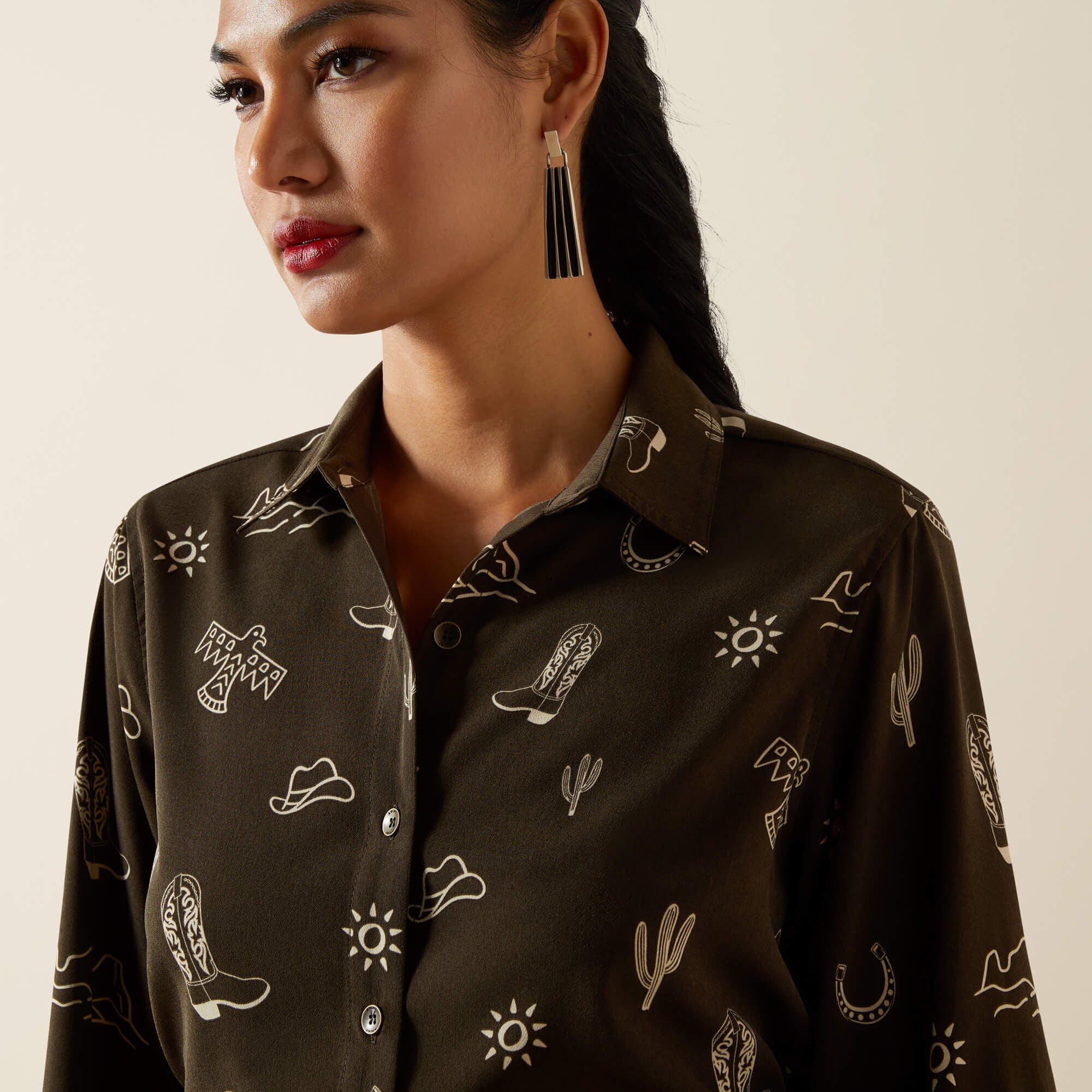 Homestyle Shirt Women - LAYLA PRINT
