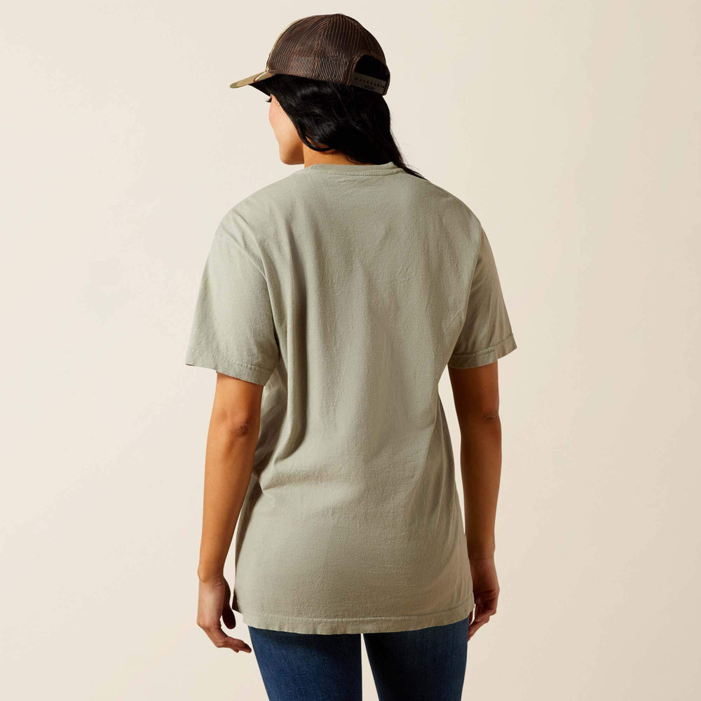 Ariat Sketchy Cowboy T-Shirt Women - SANDSTONE