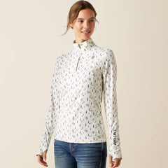 Lowell 3.0 1/4 Zip Baselayer Women - FOREST HORSES