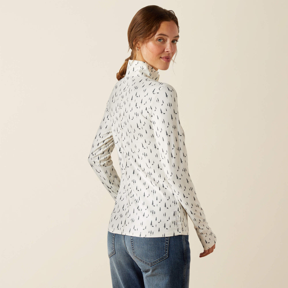 Lowell 3.0 1/4 Zip Baselayer Women - FOREST HORSES