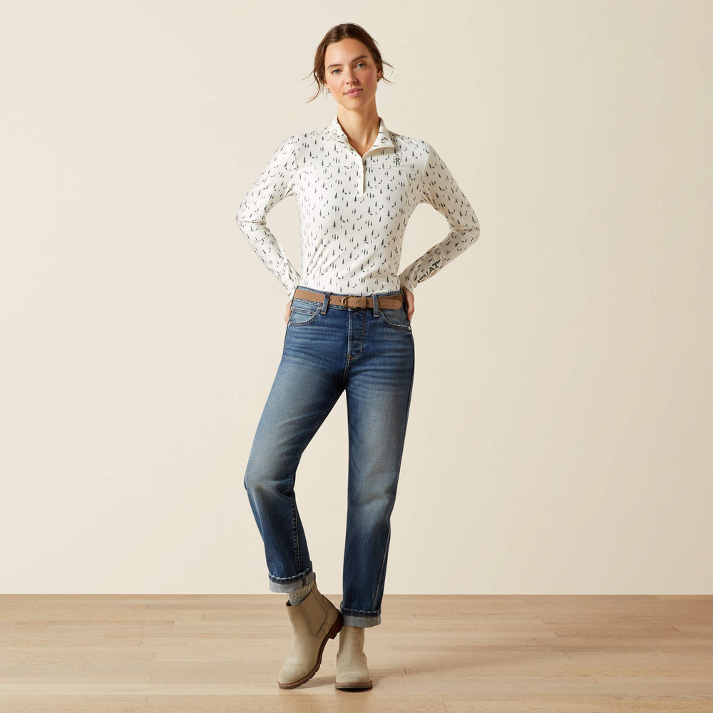 Lowell 3.0 1/4 Zip Baselayer Women - FOREST HORSES