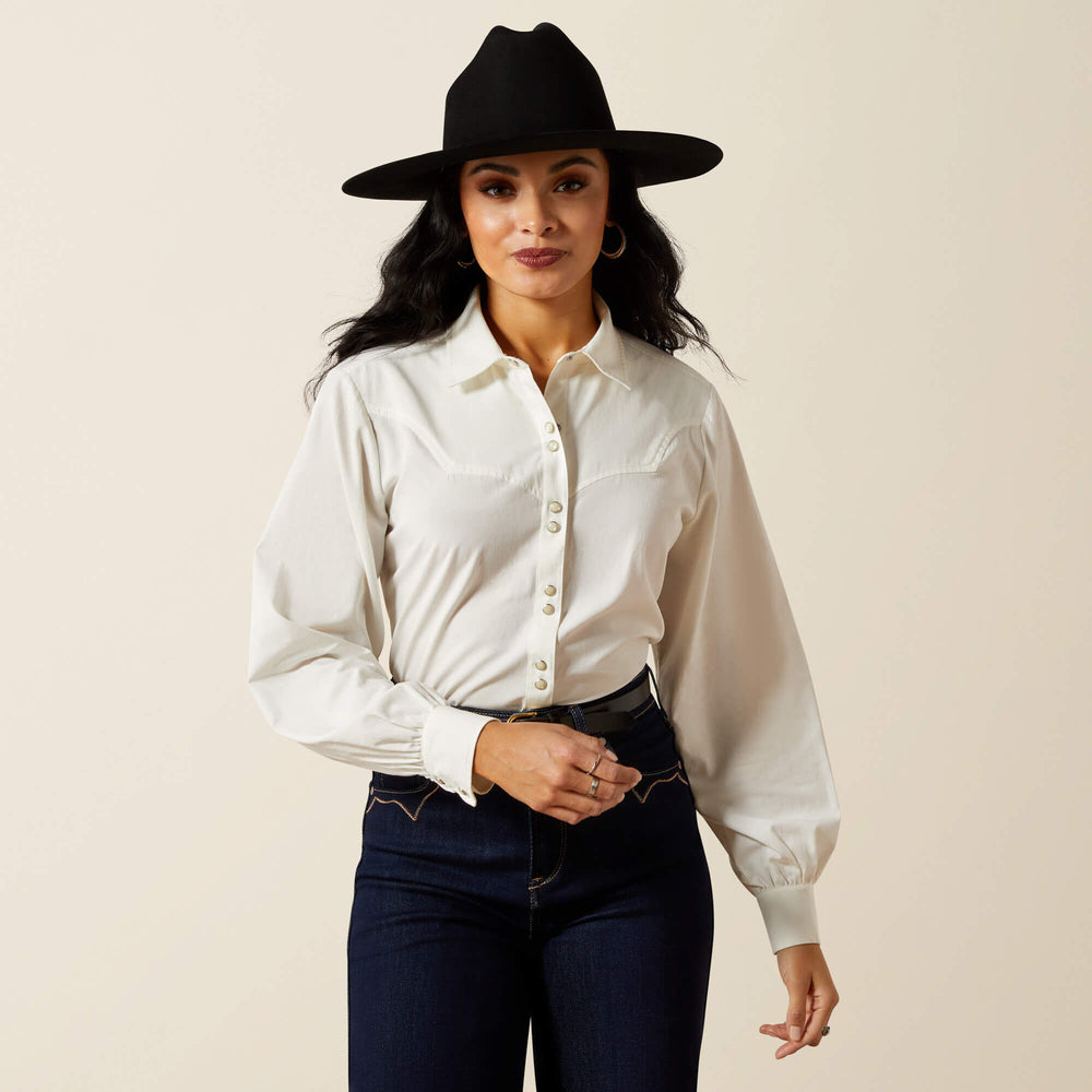 Jolie Shirt Women - WHITE ALYSSUM