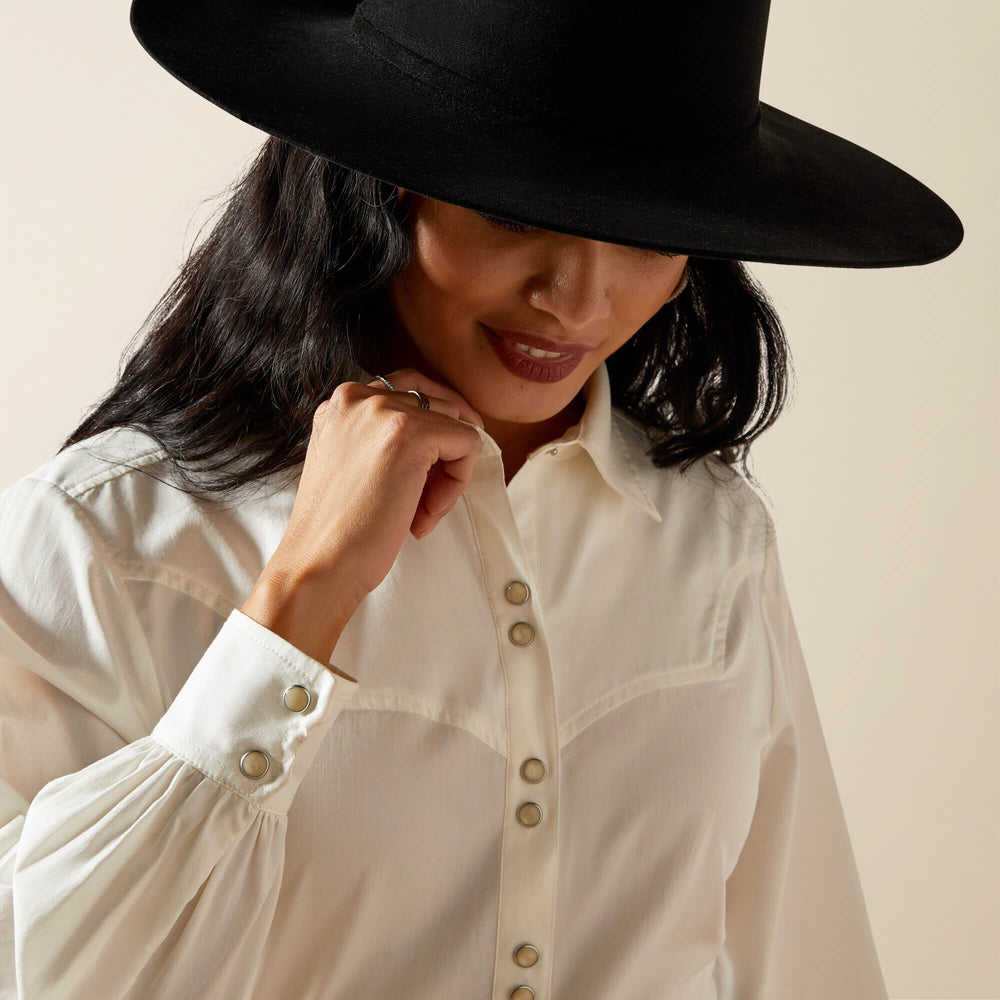 Jolie Shirt Women - WHITE ALYSSUM
