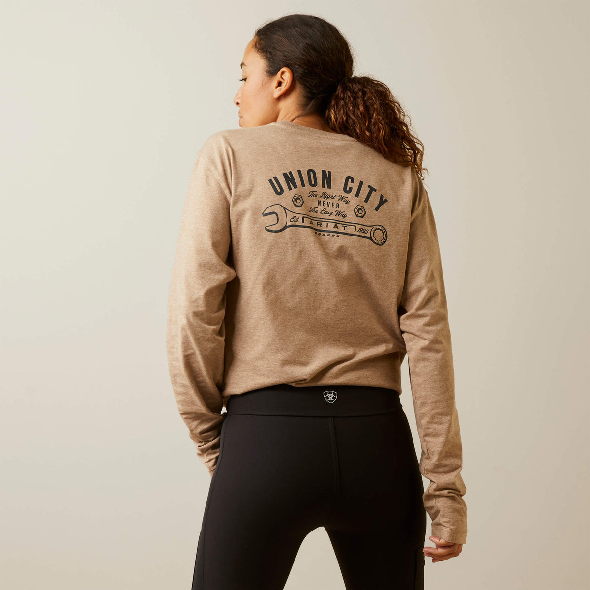 Rebar Workman Union City Women - OATMEAL HEATHER