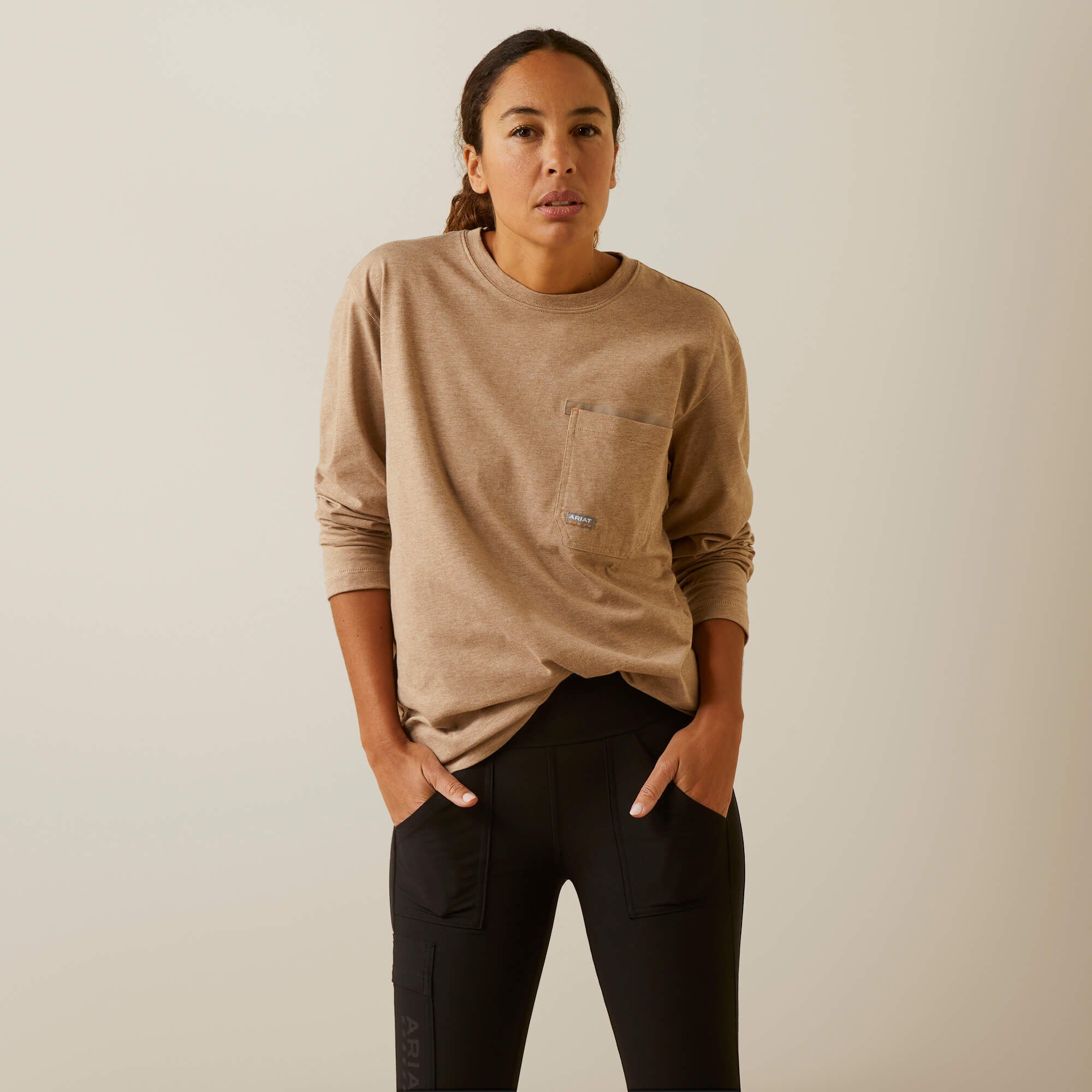 Rebar Workman Union City Women - OATMEAL HEATHER