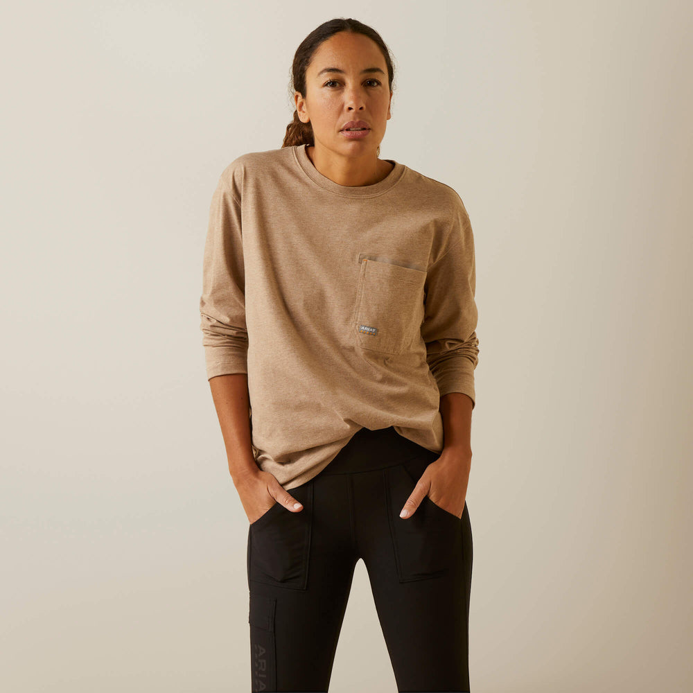Rebar Workman Union City Women - OATMEAL HEATHER