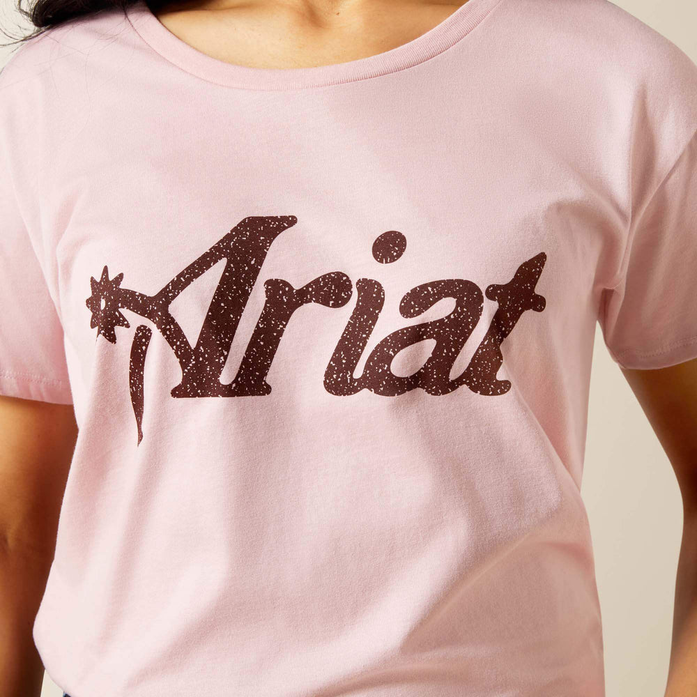 Ariat Spur Script T-Shirt Women - DUSTY PINK