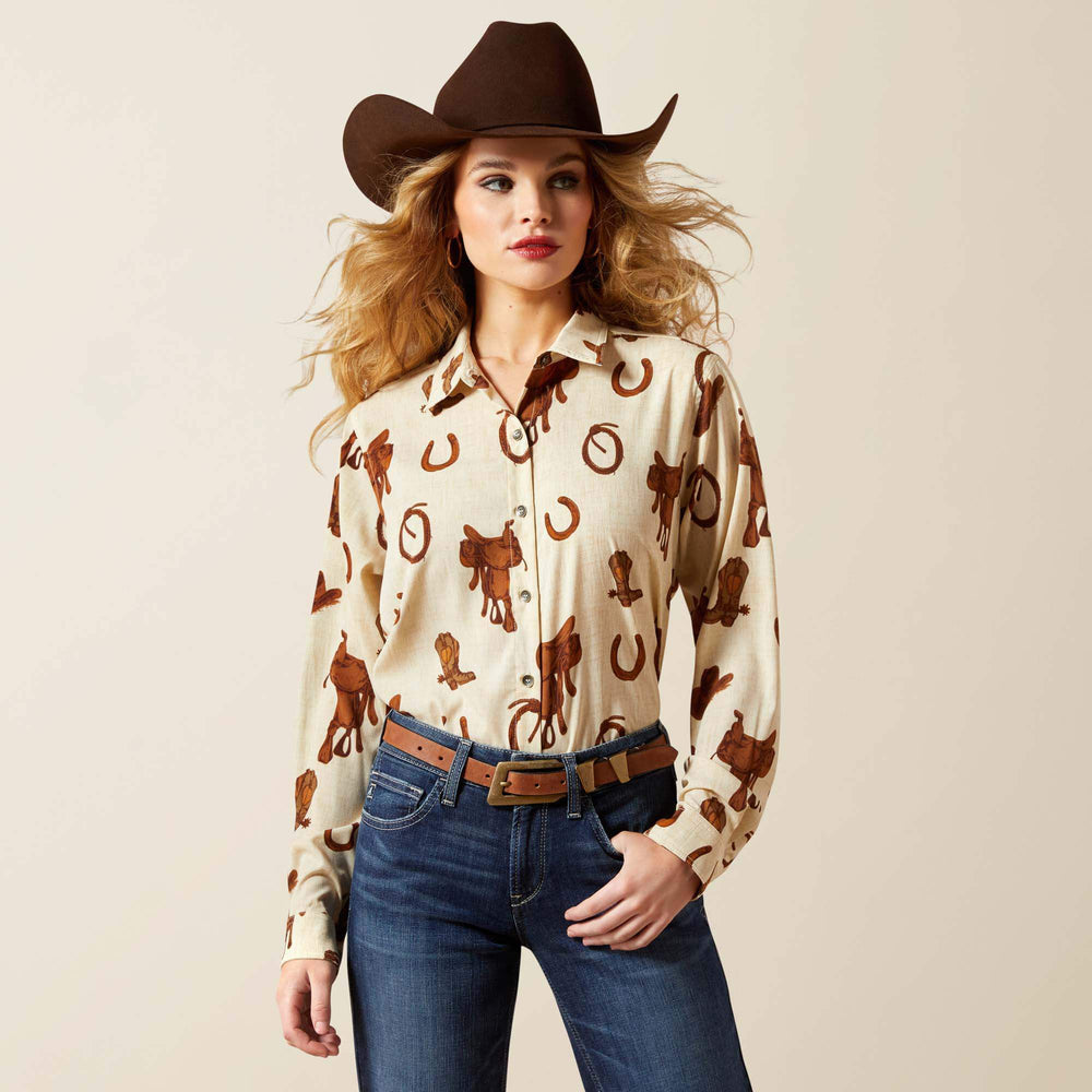 Homestyle Shirt Women - RODEO SPUR PRINT