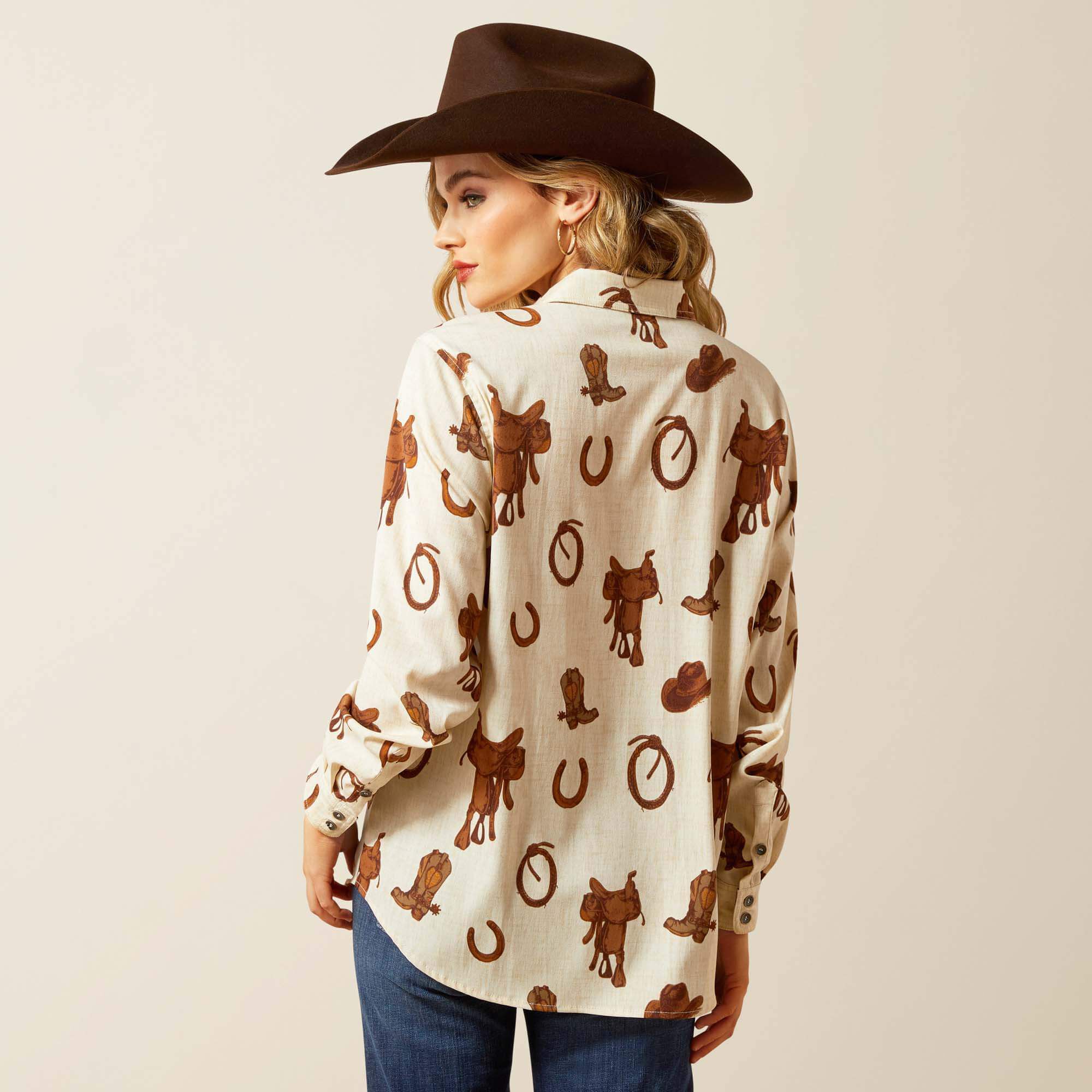 Homestyle Shirt Women - RODEO SPUR PRINT