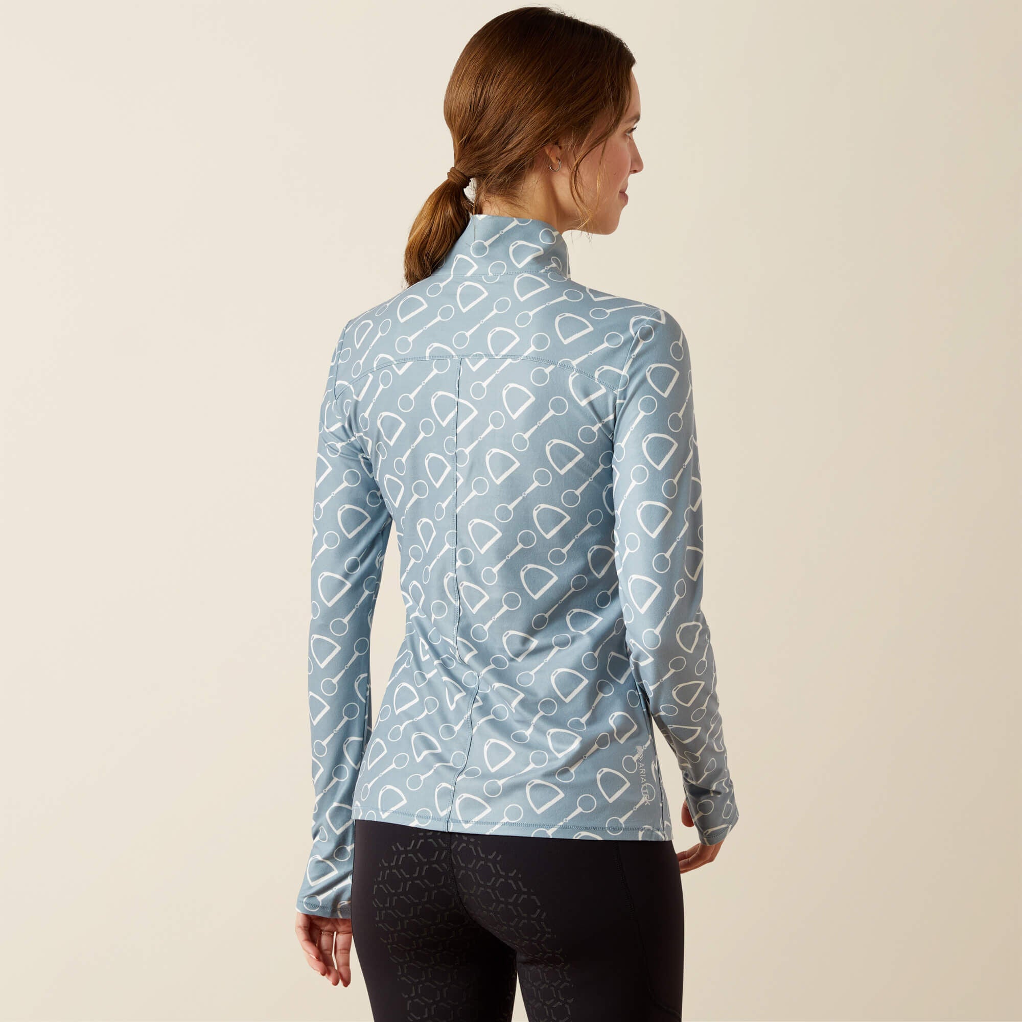 Lowell 3.0 1/4 Zip Baselayer Women - HARDWARE PRINT