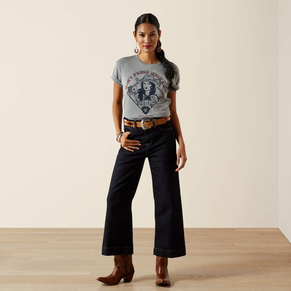 Ariat Don't Press Your Luck T-Shirt Women - ICEBURG