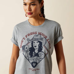 Ariat Don't Press Your Luck T-Shirt Women - ICEBURG