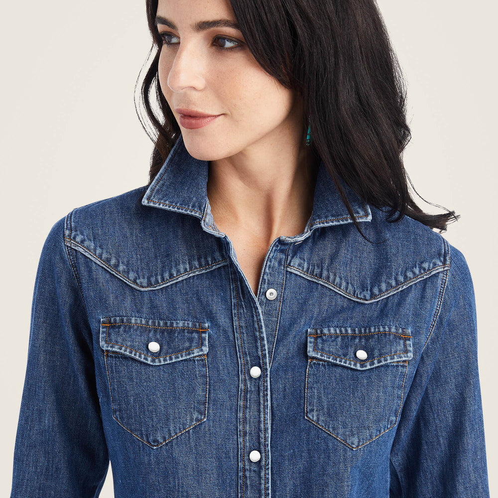Farriday Denim Shirt Women - BLUELIGHT