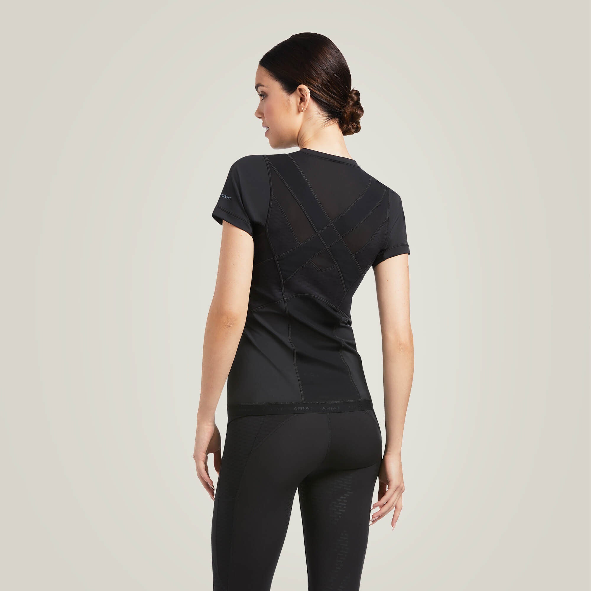 Ascent 1/4 Zip Baselayer Women - BLACK