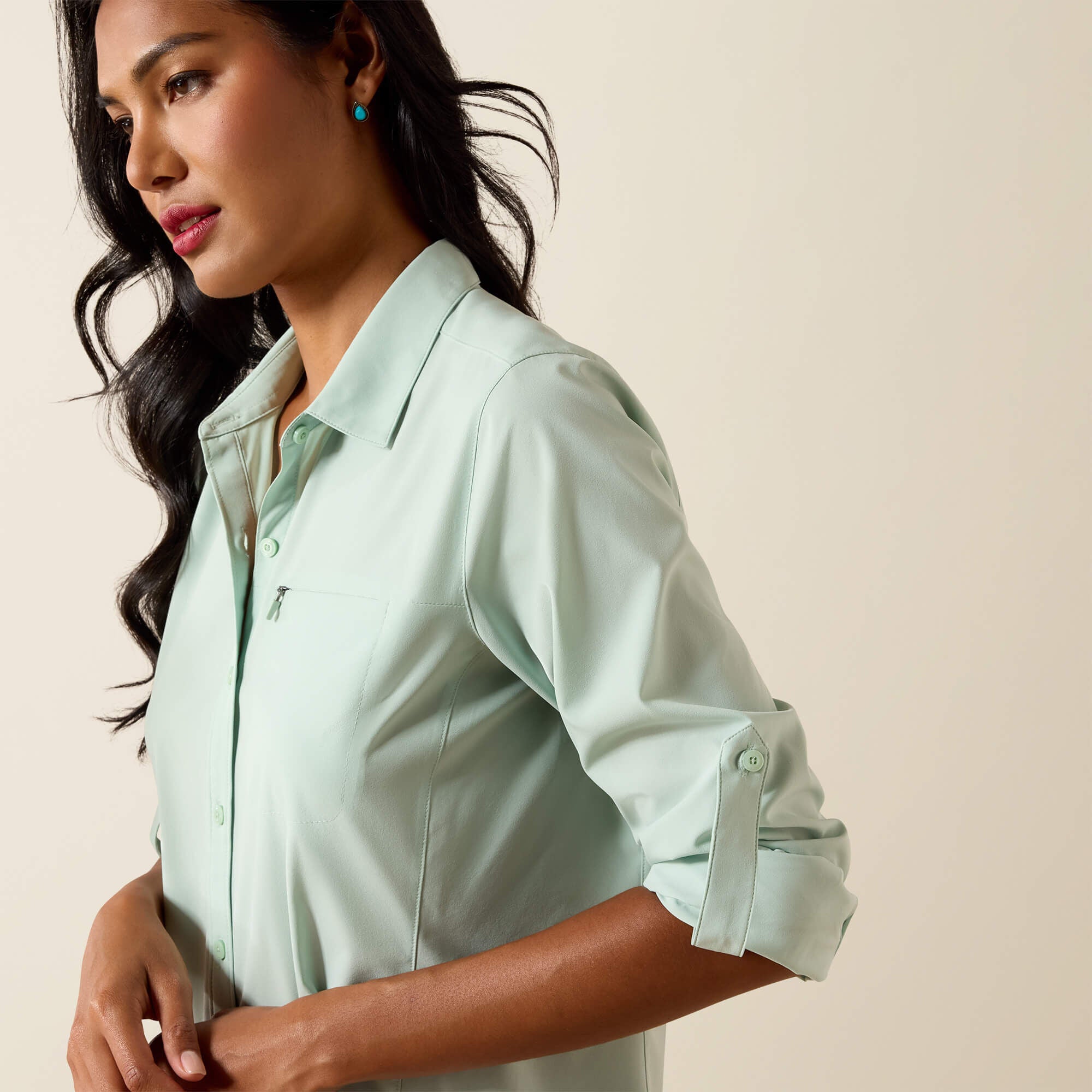 VentTEK Shirt Women - SILT GREEN