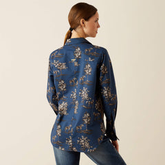 Wolseley Shirt Women - NAVY TOILE