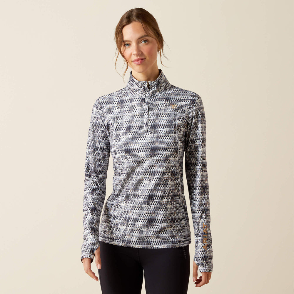 Lowell 3.0 1/4 Zip Baselayer Women - AUTUMN BATIK