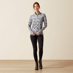 Lowell 3.0 1/4 Zip Baselayer Women - AUTUMN BATIK