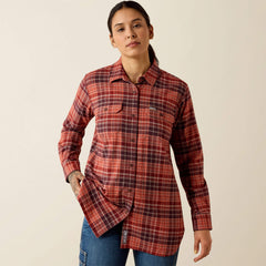Rebar DuraStretch Flannel Tunic Women - ARAGON