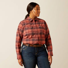 Rebar DuraStretch Flannel Tunic Women - ARAGON