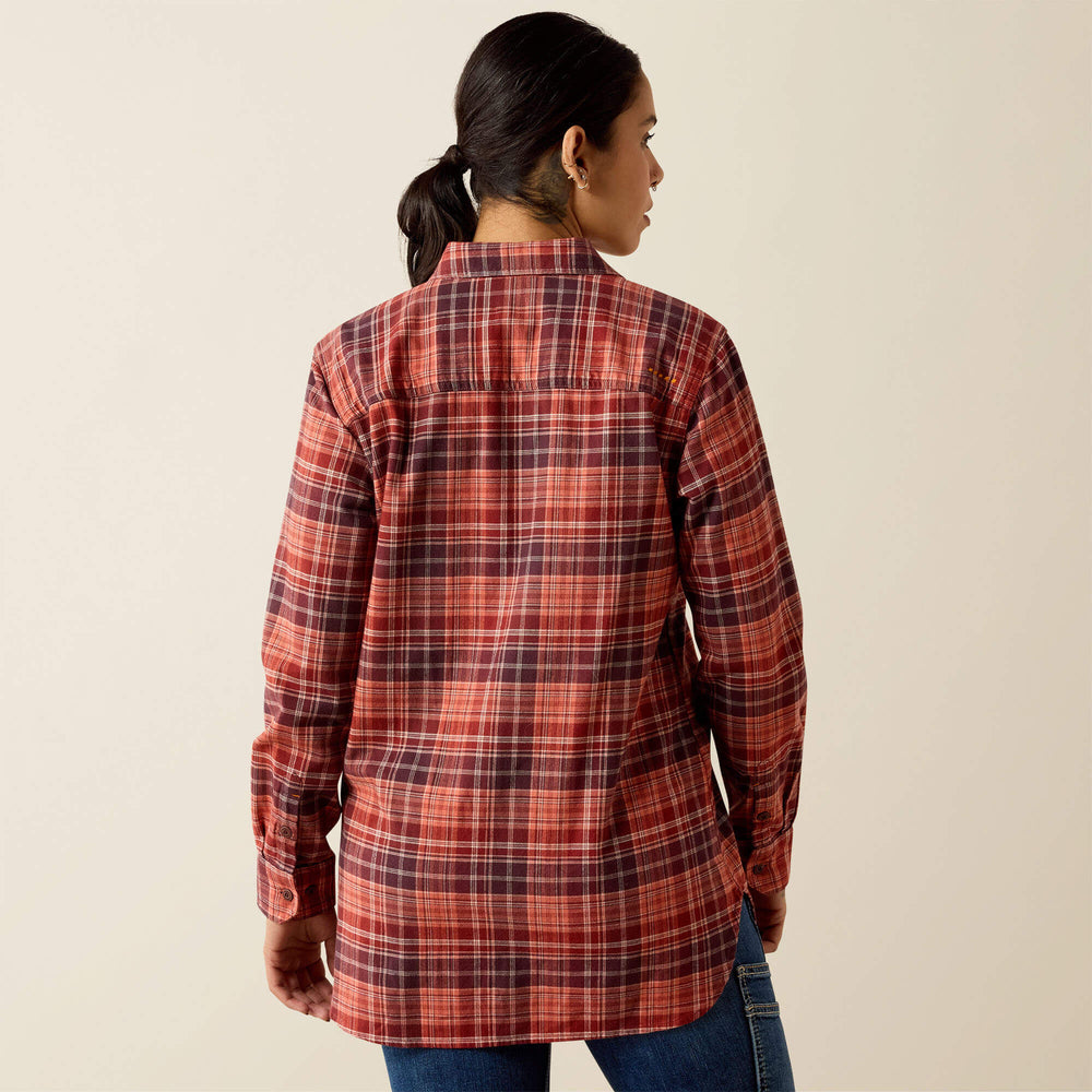 Rebar DuraStretch Flannel Tunic Women - ARAGON