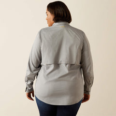 Rebar Made Tough VentTEK DuraStretch Work Shirt Women - CHARCOAL HEATHER