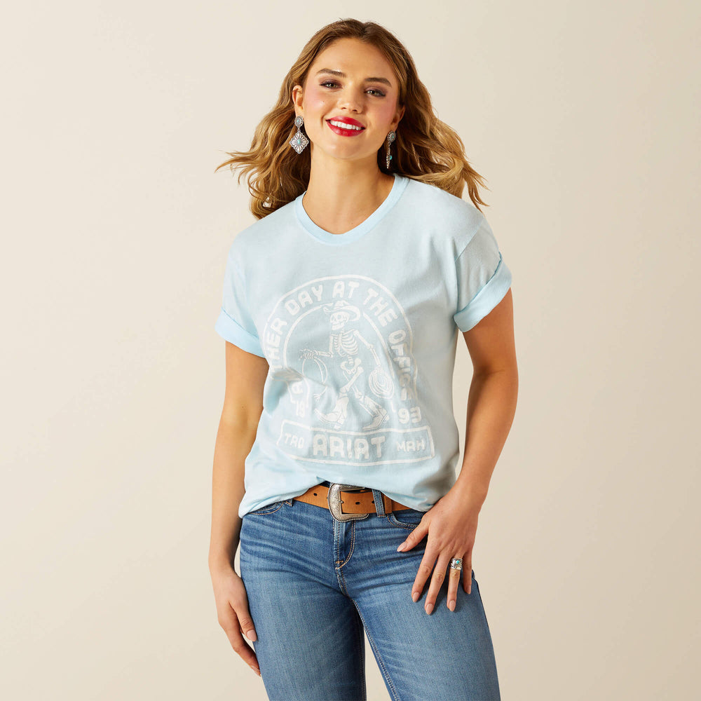 Ariat Another Day T-Shirt Women - VINTAGE LAGOON