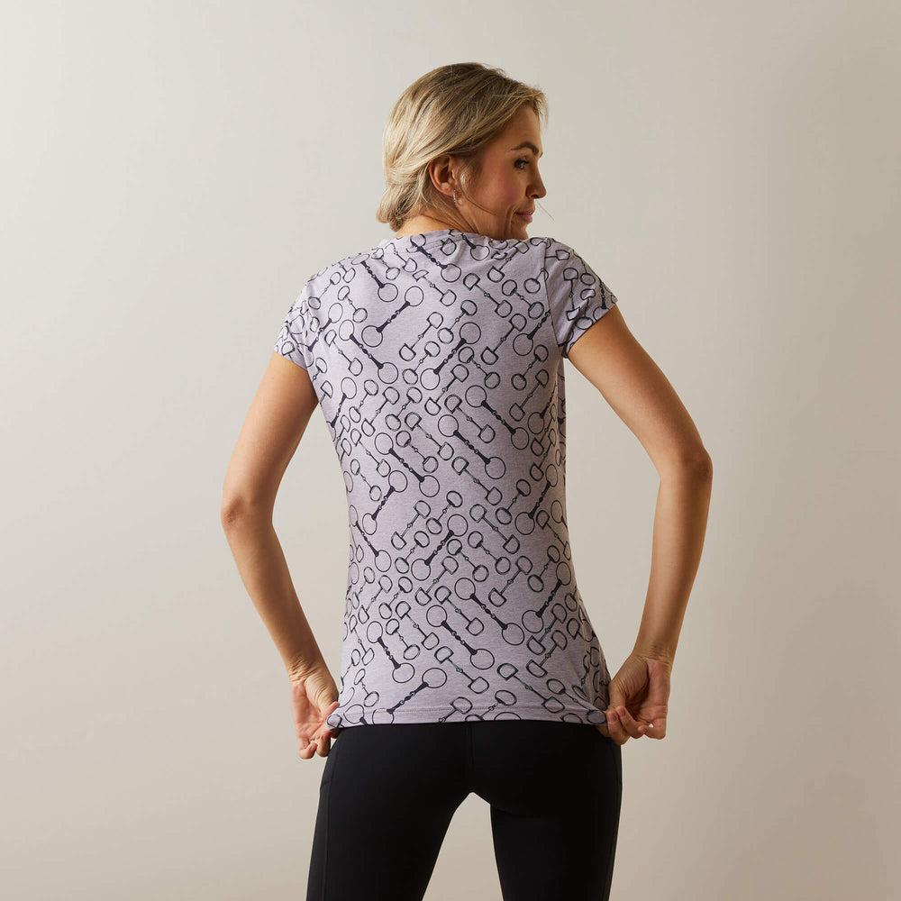 Snaffle T-Shirt Women - LAVENDER HEATHER