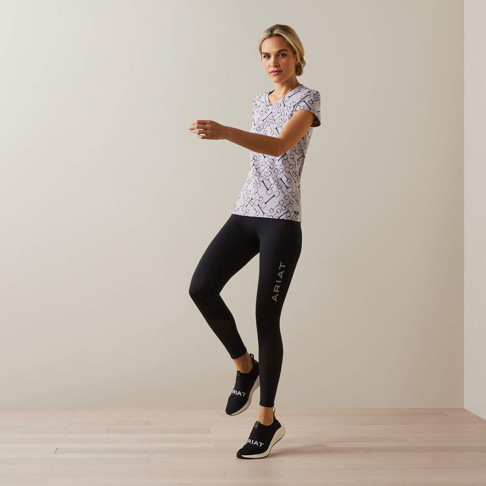 Snaffle T-Shirt Women - LAVENDER HEATHER