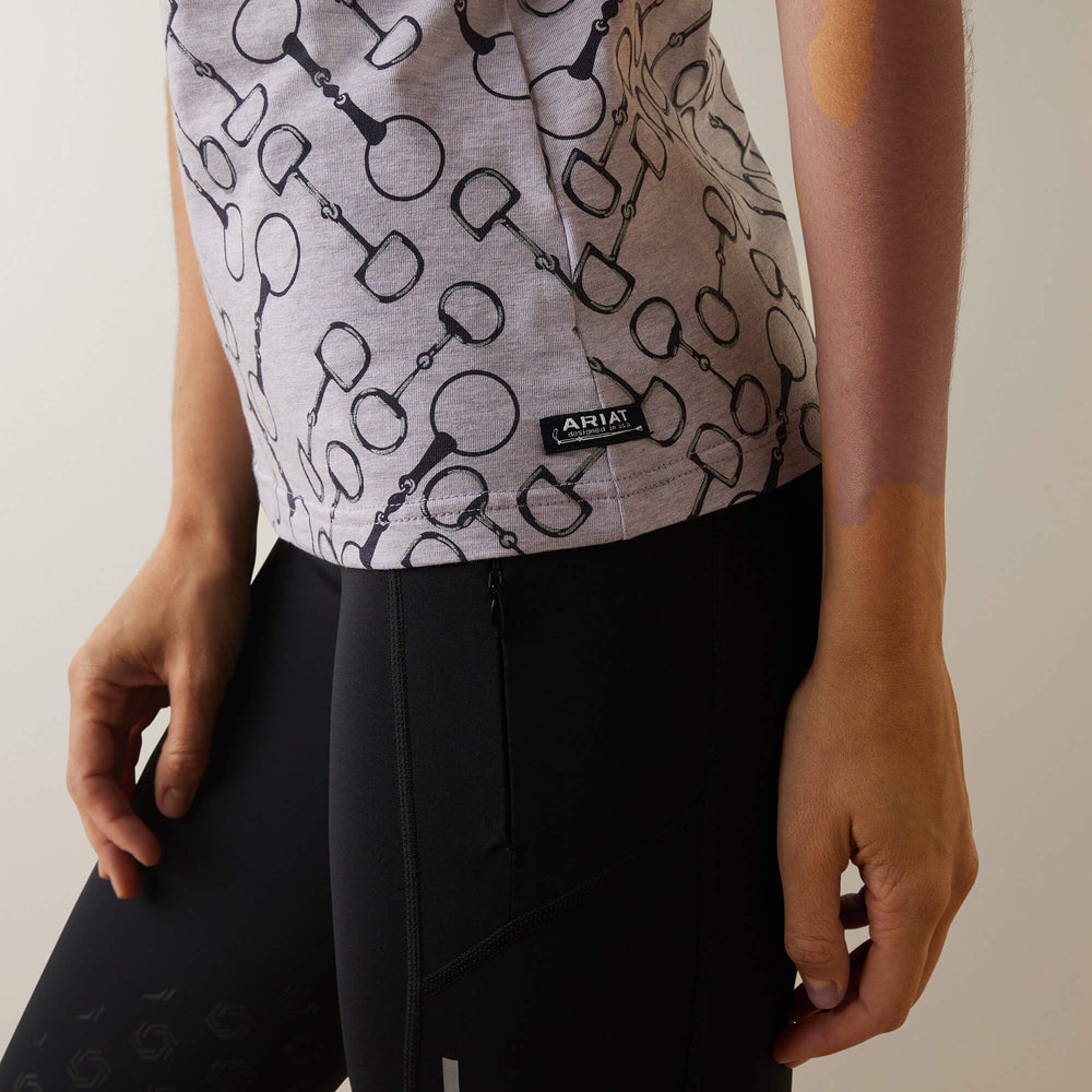 Snaffle T-Shirt Women - LAVENDER HEATHER