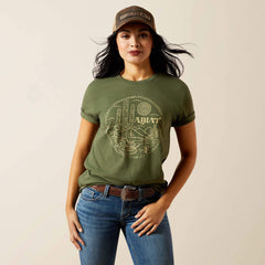 Ariat Desert Snake T-Shirt Women - OLIVE