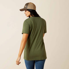 Ariat Desert Snake T-Shirt Women - OLIVE