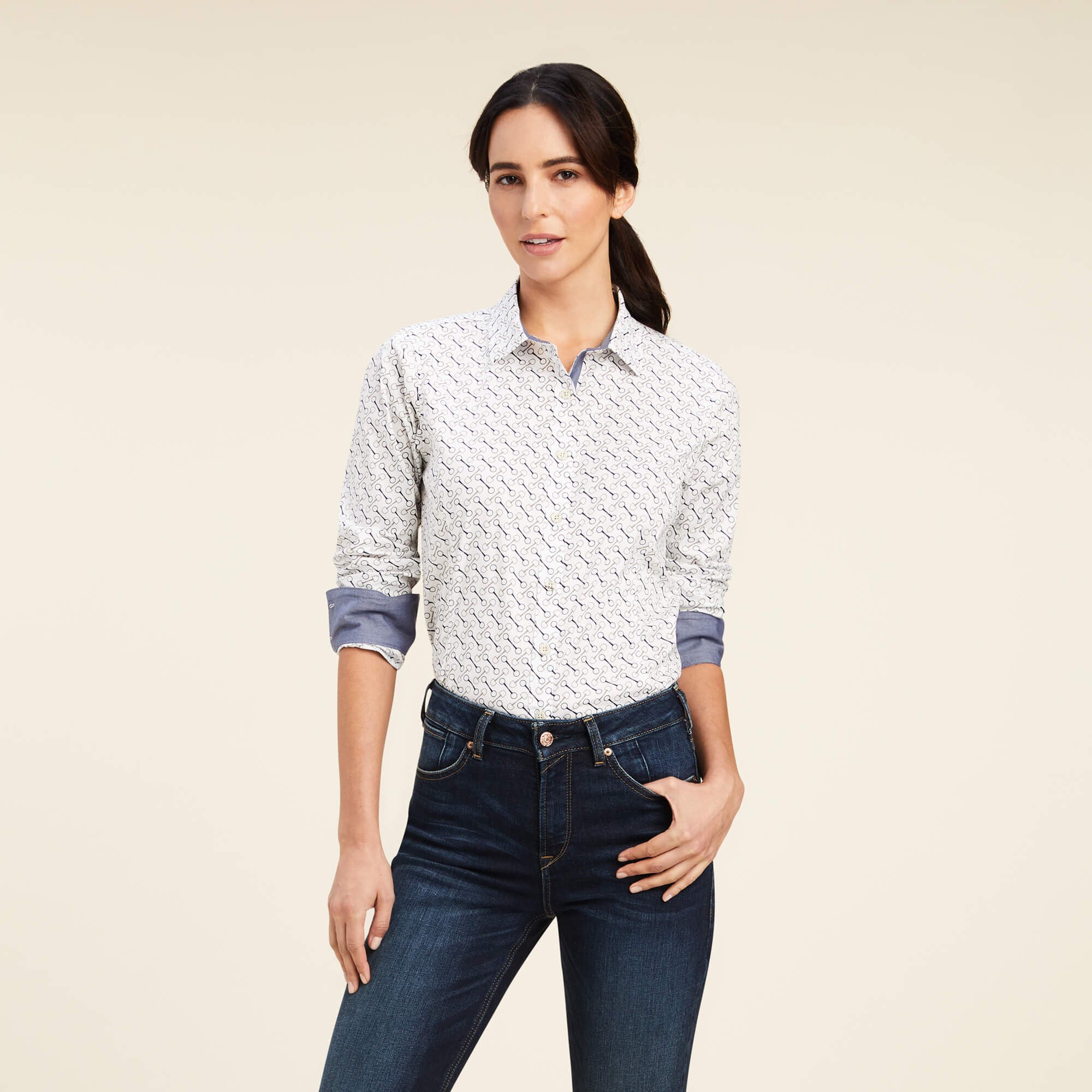 Tomales Shirt Women - BIT PRINT