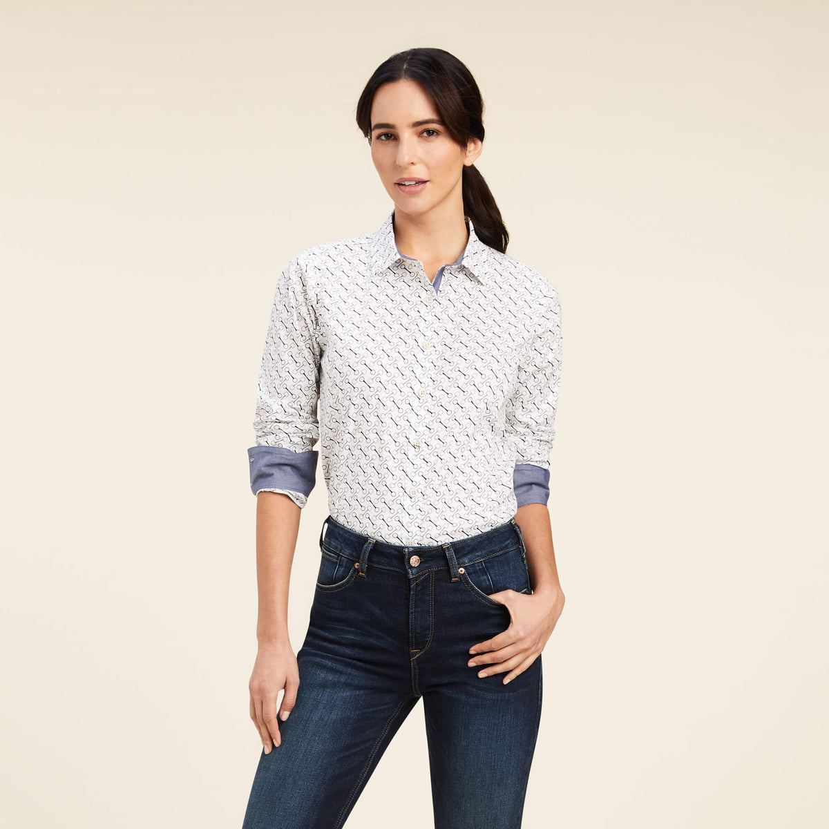 Tomales Shirt Women - BIT PRINT