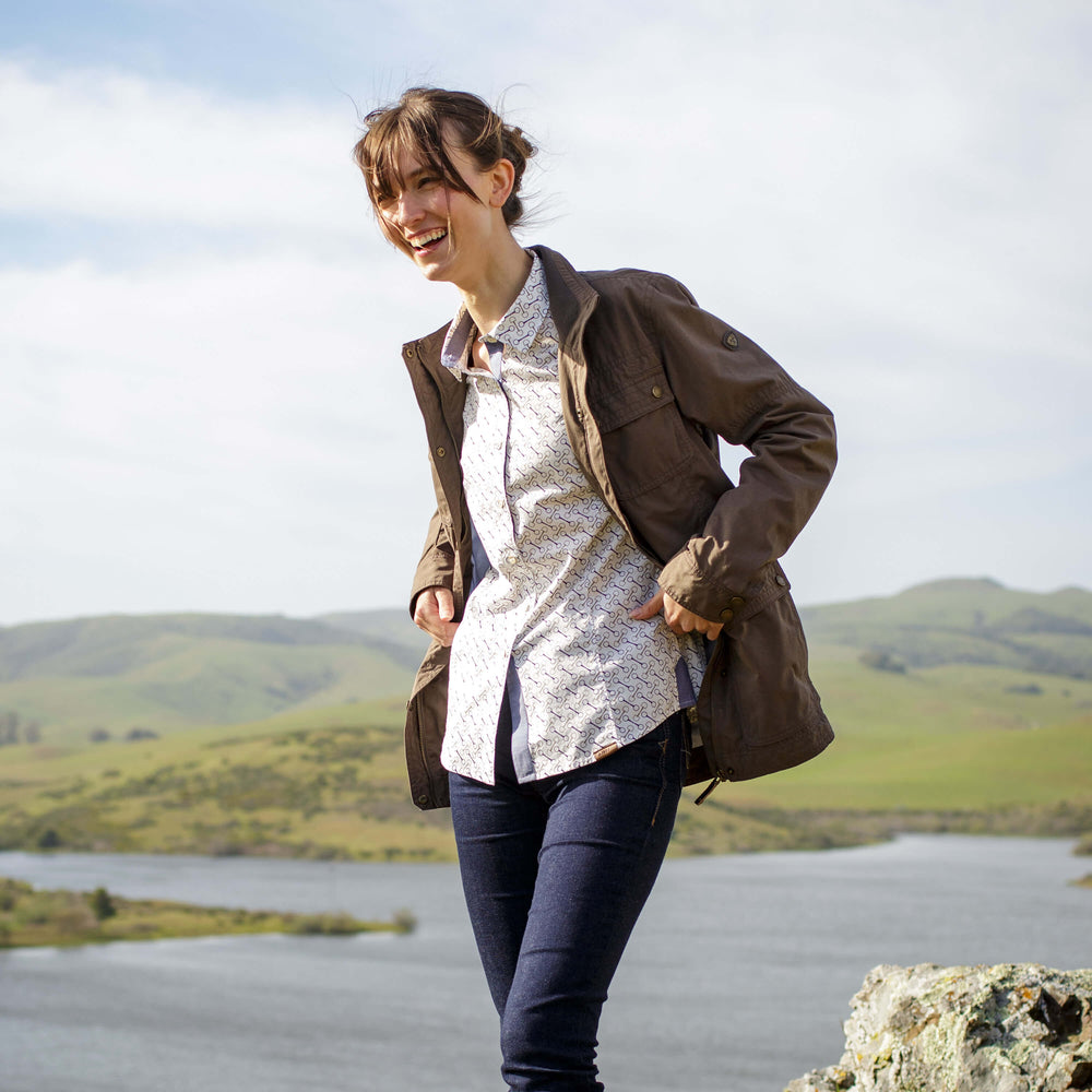 Tomales Shirt Women - BIT PRINT